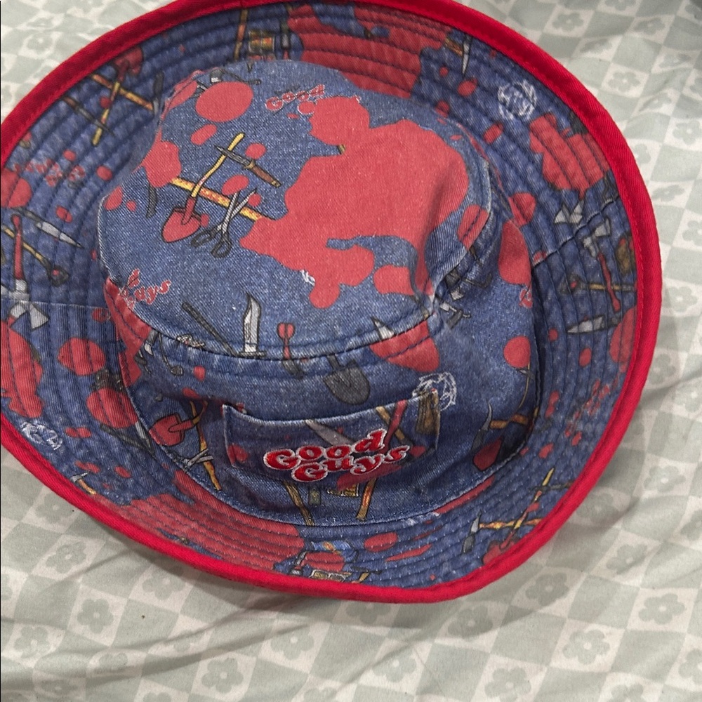 Good Guys Blue and Red Bucket Hat